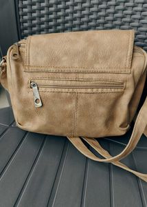 Brown Belt sling Bag -ZARA