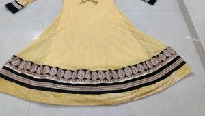Yellow Color Anarkali