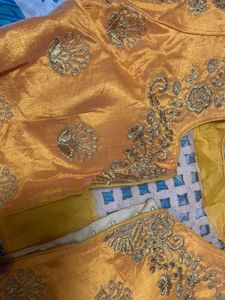 Gold Embroidered Indian Blouse
