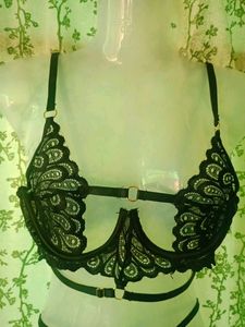 Black Lace Lingerie Set