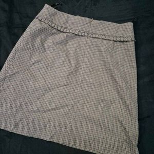 Checkered Mini Skirt| formal skirt| Korean