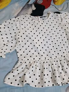 Polka Dot Crop Top