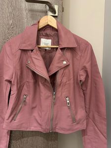 Pink Moto winter Jacket from ONLY