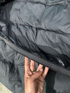 Black Puffer Jacket with Hood