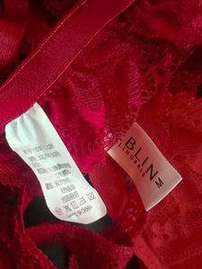 Sexy Hot Red Lingerie 3 Set