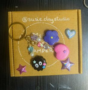 Ghibli Soot Spirits Keychain ✨