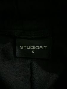 WESTSIDE BLACK WIDE LEG SWEATPANTS