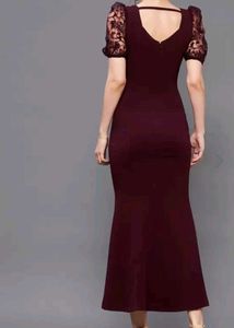 MISS CHASE BODYCON LACE MIDI
