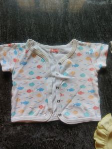 Babyhug Tshirts 0-3M Combo Of 3