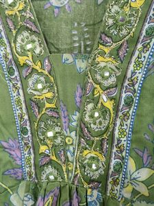 Vintage Floral Print Kurti