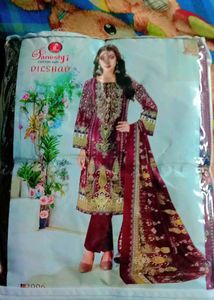 Elegant Embroidered Suit Set