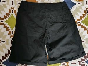 H&amp;M Black Cotton Shorts
