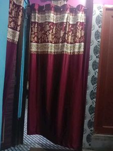 Elegant Maroon Curtains