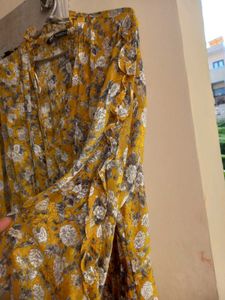 Zara Floral Print Midi Dress