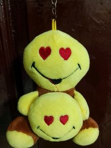 Yellow and Brown Colour Key Chain