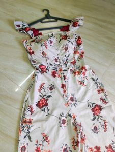 Floral Jumpsuit From Korea.