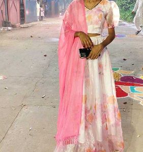 Floral Lehenga Choli Set