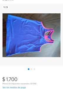 Avia Training Tank Top - Blue & Pink
