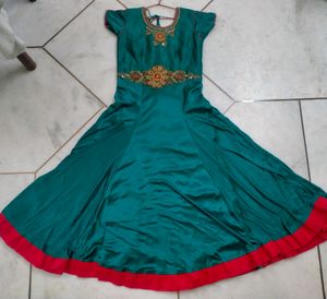 Dark Green Gown