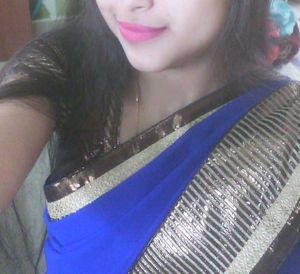 Beautiful Designer Blue Saree