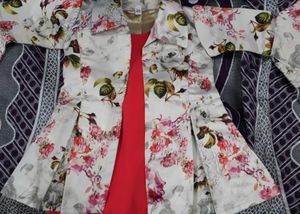 Floral Print Jacket & Dress Set