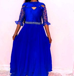 Blue 🔵💙 Gown For Preety Women 🧿