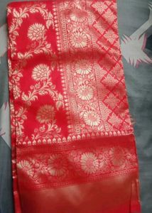 Green Floral Dress Material