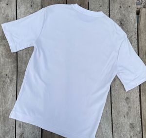 Graphic Print White Tee