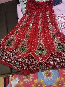 🥰🥳heavy bridal lehenga With Blouse 🥰🥰💕💕💕