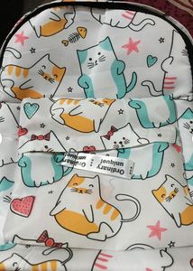 Cute Cat Print Backpack