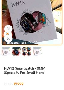 HW12 SMARTWATCH UNISEX