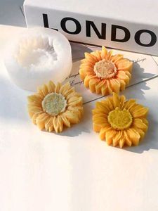 Scented Sunflower Candle Gift Set Of 2