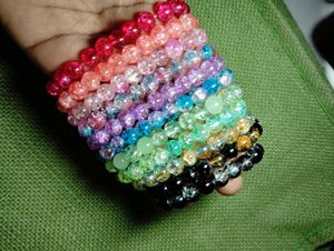 Crackle. Beads Bracelet High Quality