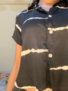Veromoda Crop Sheer Top