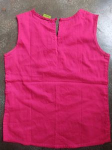 Pink Embroidered Tunic Top
