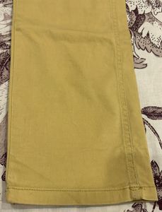 Mustard Straight Fit Pant (w28) Unisex