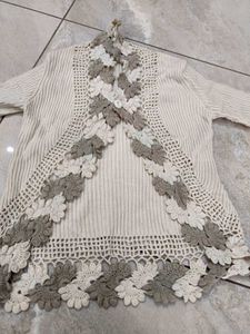 Crochet Knit Cardigan