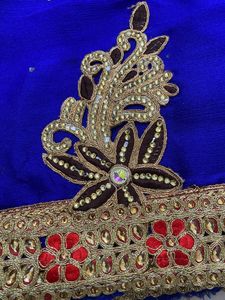 Partywear Blue Saare
