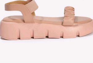 Nude Platform Heel Sandals