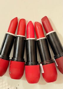 Lot of 5 Red Lipsticks