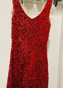 Shimmer Red Dress