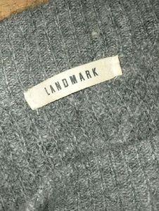 Grey Knited Pullover