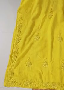 Yellow Jarjat Kurti