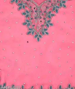 Cute Pink Embroidered Kids&#39; Outfit