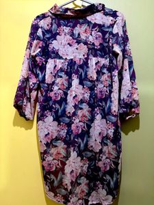 Floral Print Hi-Lo Top