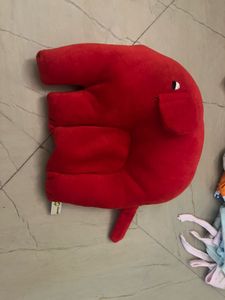 Red Elephant Mustard Seeds Pillow