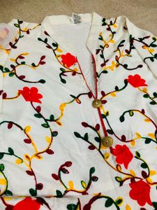 Floral Anarkali Set