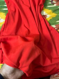 ⋆˚࿔ Bright Red Mini Dress