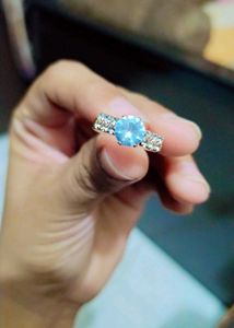 White Stone Ring