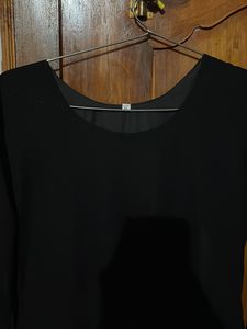 Beautiful New Georgette Black Gown🖤